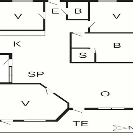 8 Person In Ulfborg-by Traum Дом отдыха *